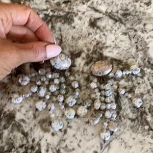 Beautiful cascading beaded earrings